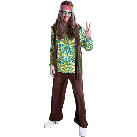 Hippie Men's Adult Halloween Dress Up / Role Play Costume - Walmart.com