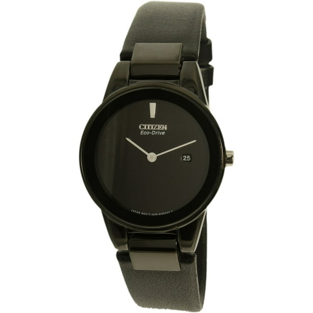 citizen eco drive black face