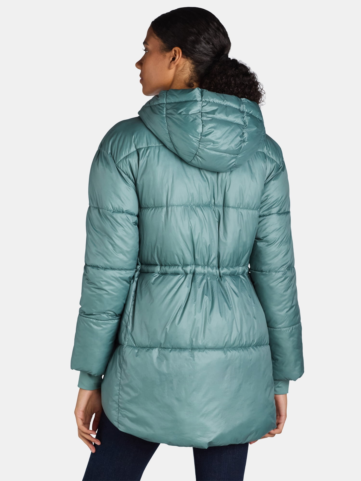 Ozark Trail Women's and Women's Plus Hooded Puffer Jacket Ozark Trail Women's and Women's Plus Hooded Puffer Jacket