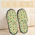 thumbnail image 2 of Bixox Men's Women's Sea Turtle Patterned Plush House Slippers, Memory Foam Slippers, Indoor and Outdoor Warm Plush Bedroom Shoes, Soft Flat Sole, Comfortable and Non-slip, 2 of 5