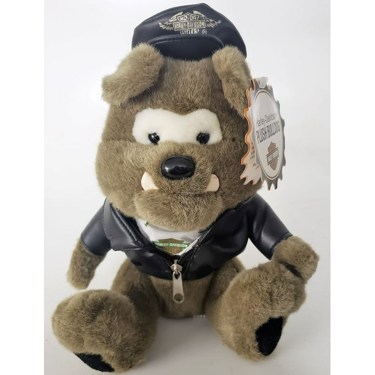 Harley davidson on sale stuffed bulldog