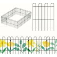 thumbnail image 4 of OLOV Decorative Garden Panels Fences, Rustproof Metal, 25 Pack, 16.5" x 12.6" in, 4 of 9
