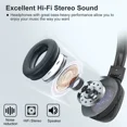 thumbnail image 3 of YANI -Wireless FM Radio Headset Stereo Super Bass Foldable Over-Ear Headphones Walkman, 3 of 6