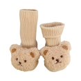 thumbnail image 1 of Sunloudy Baby Socks Cartoon Bear Long Knitting Spring Fall Winter Anti Slip Socks Infant Socks 3-6 Months, 1 of 8