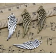 thumbnail image 2 of U8MO Lot 6/20/60X Retro Jewelry Making Wing Alloy Charms Pendants DIY 33x11mm-Bronze-20pcs, 2 of 7