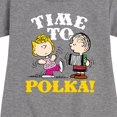 thumbnail image 3 of Peanuts - Time To Polka - Toddler & Youth Girls Fleece Dress, 3 of 6