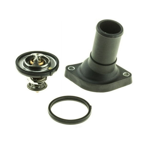 Engine Coolant Thermostat Housing Assembly - Compatible with 2009 - 2020 Dodge Journey 2.4L 4-Cylinder 2010 2011 2012 2013 2014 2015 2016 2017 2018 2019