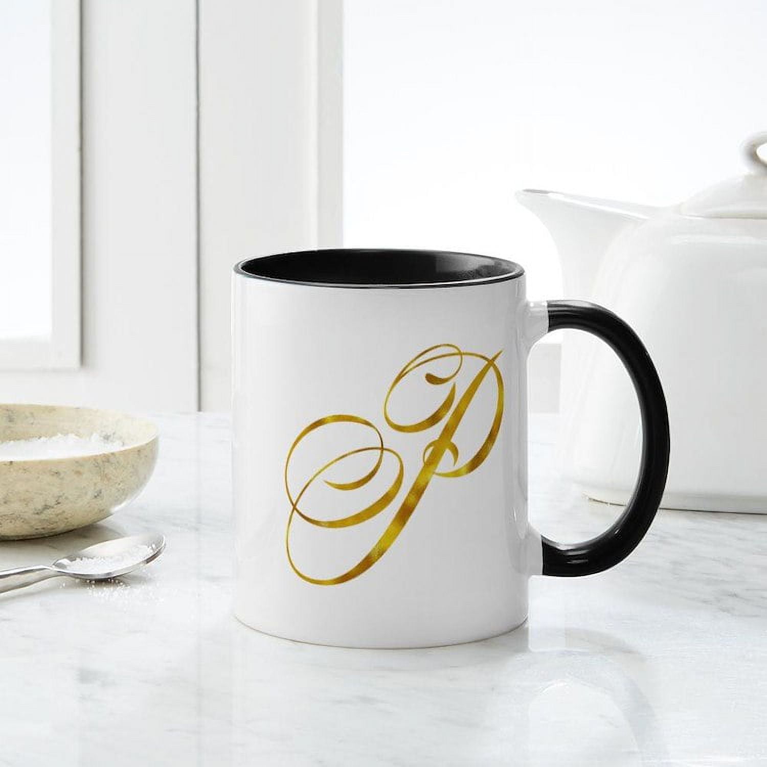 Sand Carved Metallic Mugs Cup of Ambition Rose Gold