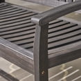 thumbnail image 4 of Dexter Patio Acacia Wood Glider, Dark Gray Finish, 4 of 7