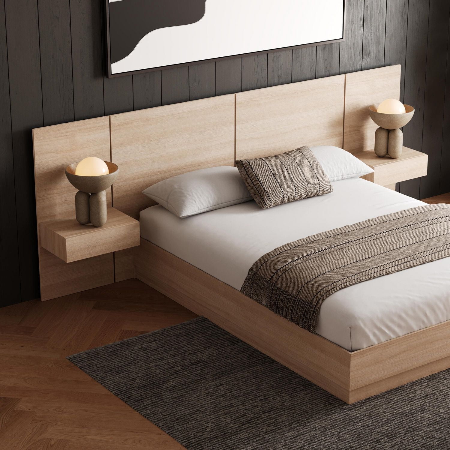 Nexera Milano Ensemble de chambre plateforme 4 pièces