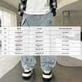 thumbnail image 3 of OJSFQUFP Boys Jeans Handsome Kid Loose Pants Large Kid Workwear Casual Fashion Pants Kids Pants Stretch, 3 of 7