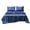 🔥 Blue_Hot#2729, variant on Luxury Satin Bed Sheet Set Full Size | Soft Matte Silk Feel Polyester Microfiber | 3 Piece Set - Includes 244x206cm Sheet, 2 Pillowcases 75x51cm | Breathable, Elegant Colors