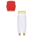 thumbnail image 4 of Xnihocha Ensemble de Vêtements pour Garçons Super Frère Toad, Pantalons Princesse Arabe Rouge 16, 4 of 7