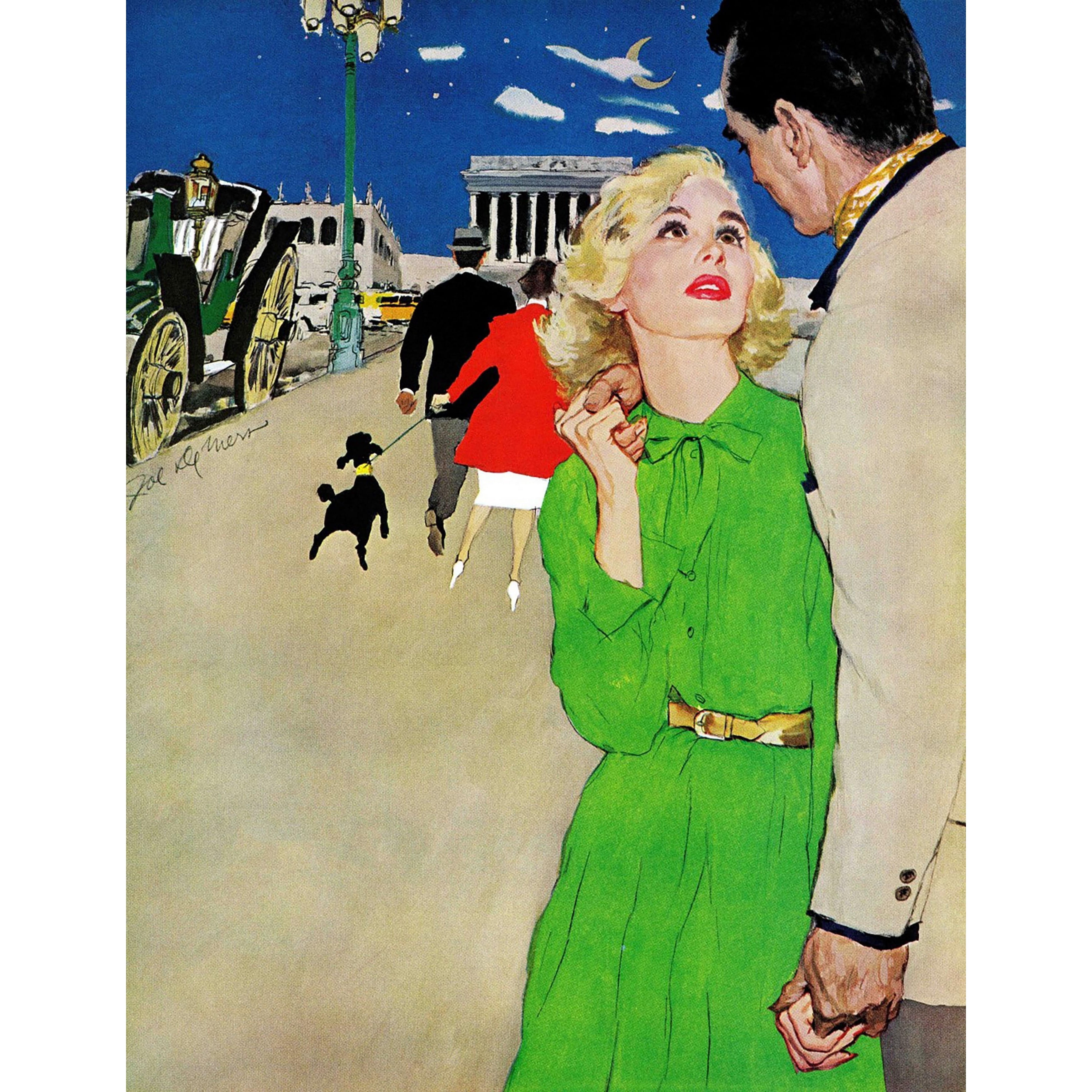 Marmont Hill "Fugitive from Romance" by Joe de Mers Painting Print on Canvas