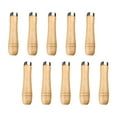 thumbnail image 3 of figatia 4x10Pcs Wooden File Handle Hardwood Woodworking with Metal Ring Wood Rasp, 3 of 8