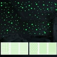 thumbnail image 4 of Pegatinas de pared con estrellas que brillan en la oscuridad, estrellas que brillan en la oscuridad para el techo, calcomanías de pared brillantes, pegatinas decorativas, regalo para niños y niñas,, 4 of 6