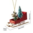 thumbnail image 3 of Colgante de Paracaídas con Globo Navideño de Hierro Xihbxyly Adornos Navideños, 3 of 4
