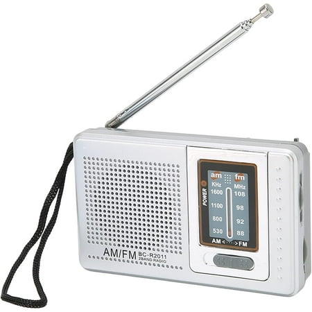 AM FM Radio Portable, Pocket Radio with Long Range Reception for Indoor ...