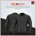 thumbnail image 4 of Daniel Smart Women’s Motorcycle Jacket - All Season Sporty Motorcycle Jacket – Maximum Airflow and Protection, 4 of 6