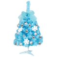 thumbnail image 1 of Árbol de Navidad Artificial de PVC de 60 Cm con Luces LED Color Rosa y Azul con Diseño único Decoraciones de Mesa para Fiestas Navideñas ANGGREK  Otros, 1 of 6
