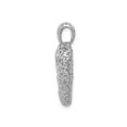 thumbnail image 2 of Sterling Silver Heart Pattern Pendant Necklace with Chain, 2 of 4