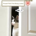 thumbnail image 3 of Amortiguador de tope de puerta, protector de dedos de seguridad para niños, tope de puerta de espuma, protector de dedos antipellizcos, tope de puerta y ventanas evitan que las mascotas del bebé qued TUNC Sencillez, 3 of 5