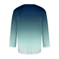 thumbnail image 4 of WEAIXIMIUNG Chemise Homme Manches 3/4 pour la Saint-Valentin, T-Shirts Décontractés Manches Trois-Quarts, Col Rond Confortable, Couleur Unie, 4 of 4