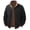A-Black, variant on Baseball Jacket for Men Long Sleeve No Hooded Zip Up Tops Windbreaker Winter Workout Outwear with Pockets