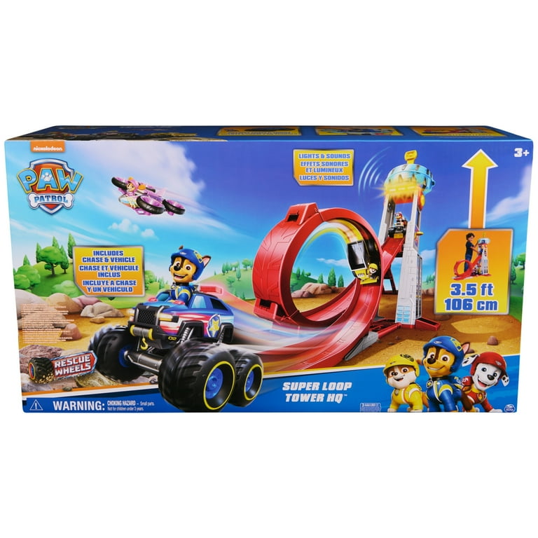 PAW Patrol: Rescue Wheels Super Loop Tower HQ with Lights