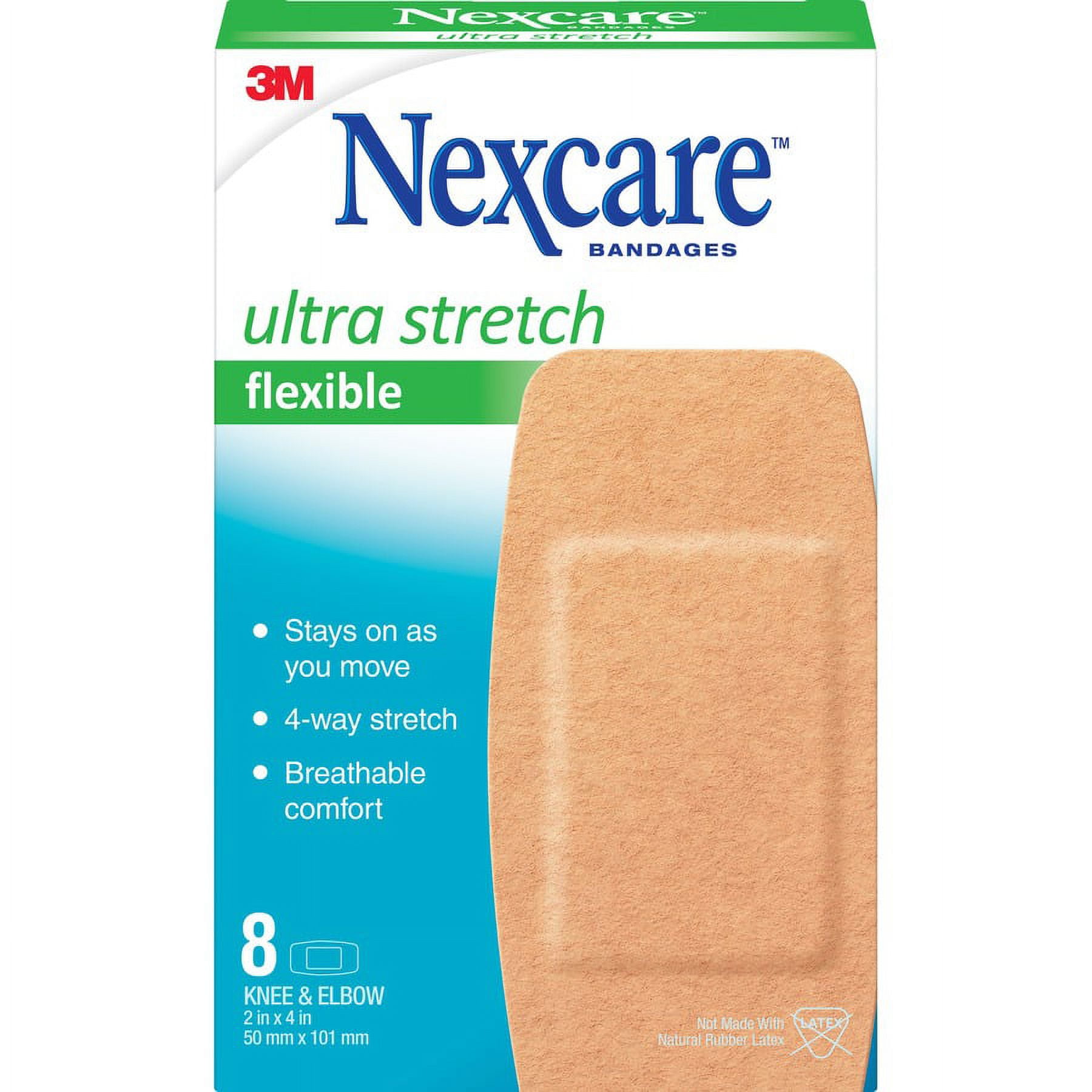3M Soft 'n Flex Bandages, 2"W - 1.88" x 4" - 8/Box - Tan | Bundle of 2 Boxes