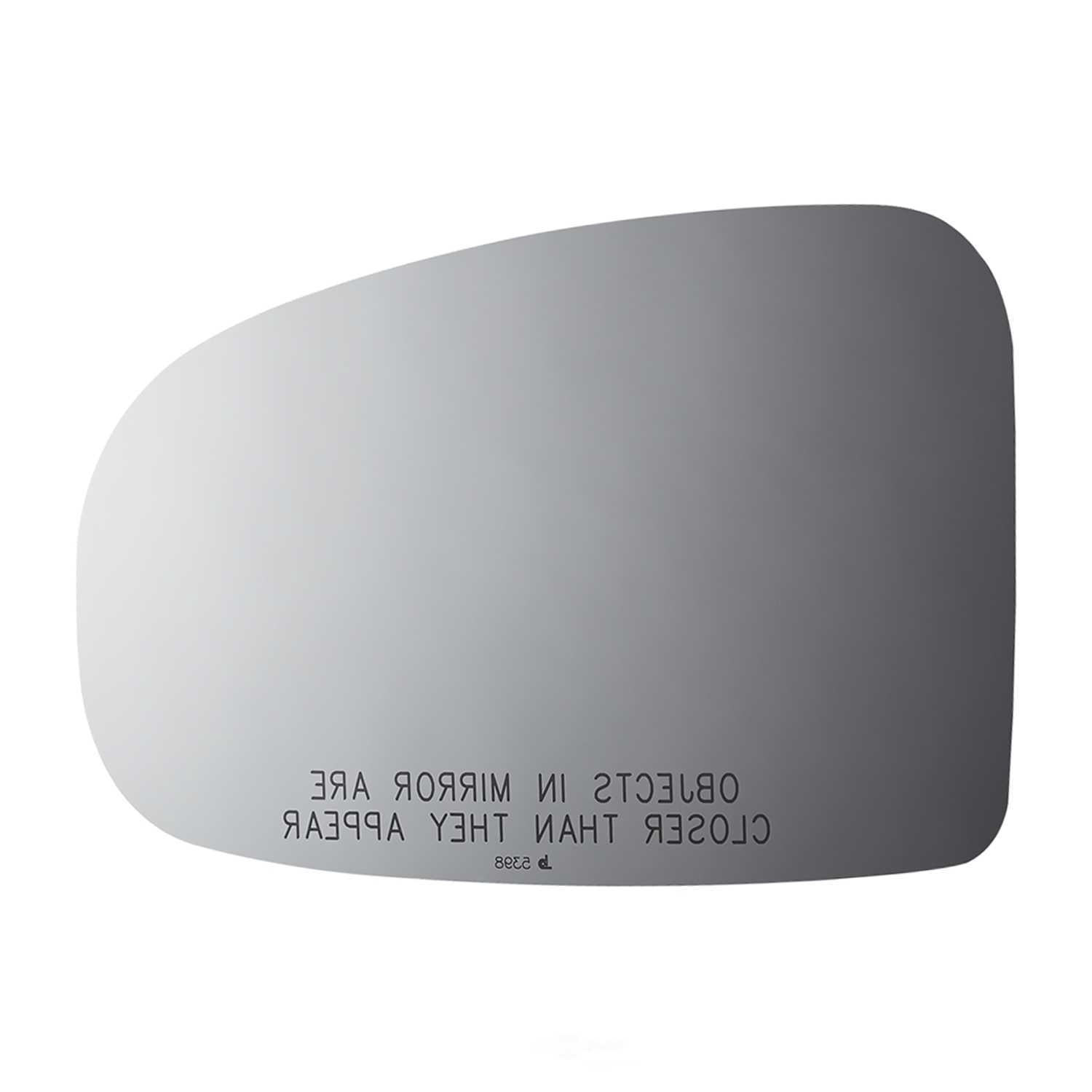Burco Side View Mirror Replacement Glass - Clear Glass - 5398