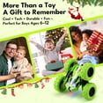 thumbnail image 6 of Threeking Remote Control Flip Stunt Car Double Sided Driving Toys Gifts, Durable RC Cars with Breathing Soft Lights for Boys Girls Ages 6-12, 6 of 6