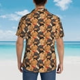 thumbnail image 6 of Fotbe Dog Hawaiian Shirt for Men Unisex Summer Beach Casual Short Sleeve Cotton Linen Button Down Shirts-3X-Large, 6 of 9