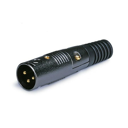 MONOPRICE 3 Pin XLR Male Mic Connector, Gold Plated