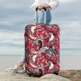 thumbnail image 7 of Pofeuu Rooster Head Print Luggage Suitcase Cover Protector Luggage Washable Covers Aesthetic for 18/24/28/32 inch Luggage（No luggage included）-X-Large, 7 of 7