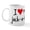 White, variant on CafePress - I LOVE MY Jack A Bee Mug - 11 oz Ceramic Mug - Novelty Coffee Tea Cup