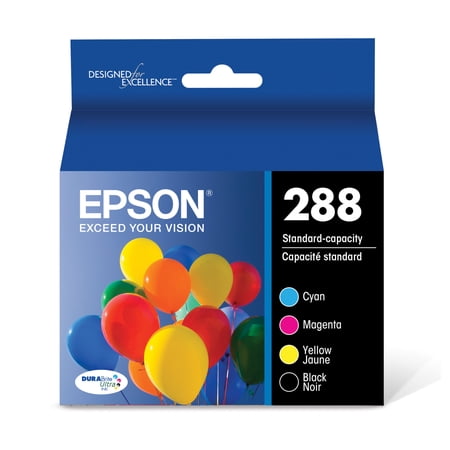 Epson 288 DURABrite Ultra Original Ink Cartridge - Black, Cyan, Magenta, Yellow