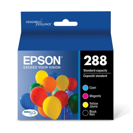 EPSON T288 DURABrite Ultra Genuine Ink Standard Capacity Black & Color Cartridge Combo Pack