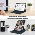 thumbnail image 2 of Case for Lenovo Tab M11/Xiaoxin Pad 11 2024 PU+Acrylic Stand Cover with Bluetooth Keyboard Multicolor Style B, 2 of 5