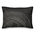 thumbnail image 2 of Creative Products Black Circle Dot Pattern 14x20 Indoor / Outdoor Pillow, 2 of 3