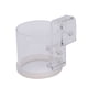 thumbnail image 2 of Anillo alimentador acrílico transparente para pecera, vaso de alimentación transparente flotante con gancho, 1 ud., 2 of 5