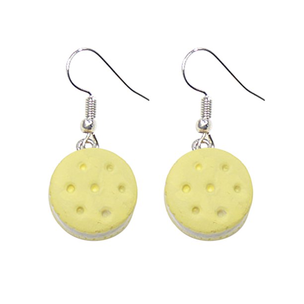 Simple And Funny Fashion Food Sandwich Cookies Personalized Ear Hook