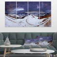 thumbnail image 1 of Frosty Day in Mountains Panorama - Landscape Canvas Art Print, 1 of 4