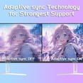 thumbnail image 4 of Monitor Amzfast G24X1W 24" 200Hz FHD 1ms HDR IPS Blanco, 4 of 9