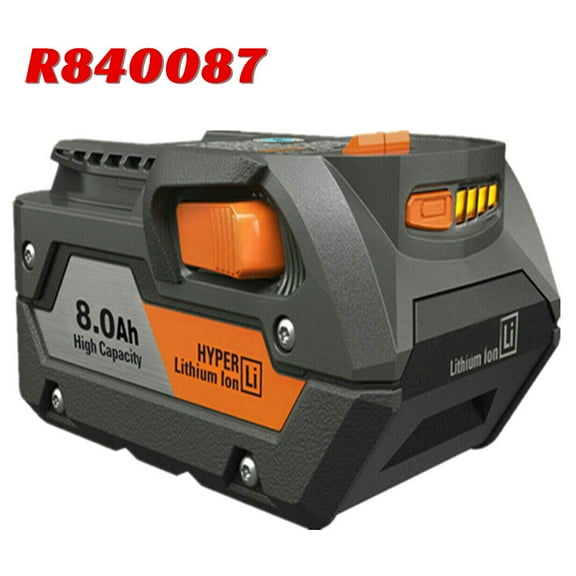 For Ridgid R840087 8.0Ah Lithium Battery Rigid 18 Volt R840085 Power Tools