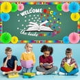 thumbnail image 2 of Welcome Back to School Bulletin Board Decorations The Books Missed You Colorful Hearts Paper Fans Cutouts Classroom Library Decor, 2 of 7