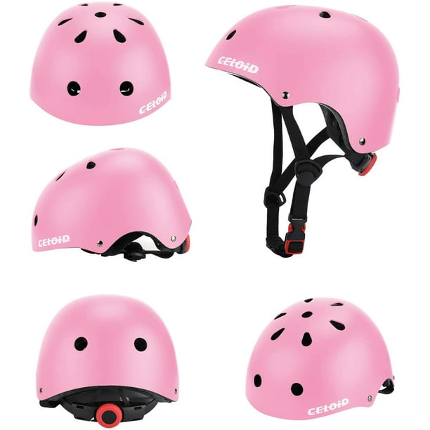 CELOID Kids Helmet Pad Set,Adjustable Kids Skateboard Bike Helmet