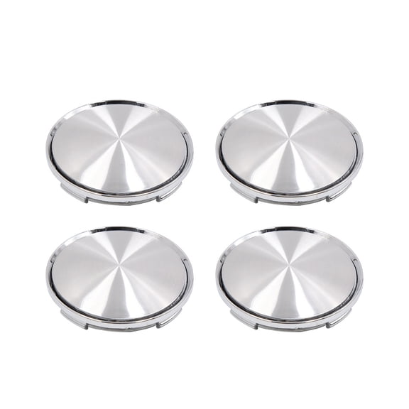 Unique Bargains 4pcs 63mm Dia 4 Lugs Car Tyre Wheel Center Hub Caps Cover w Silver Tone Sticker