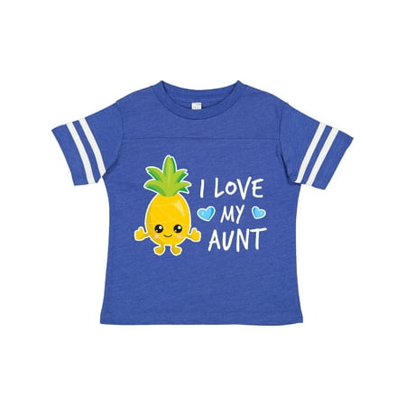 

Inktastic I Love My Aunt with Pineapple Gift Toddler Boy Girl T-Shirt