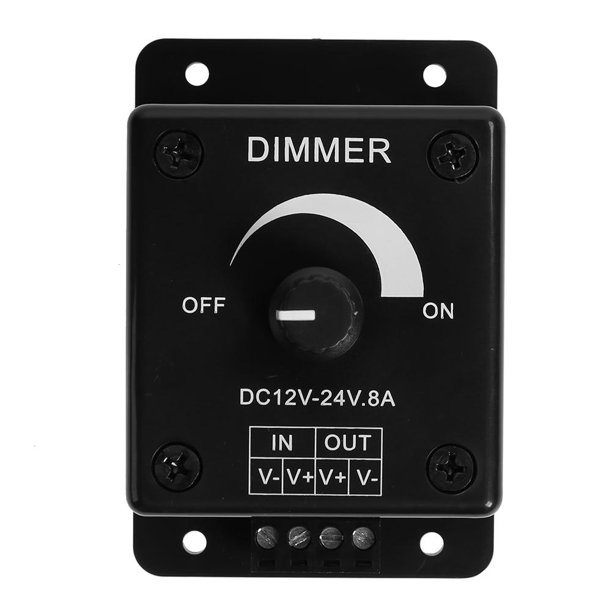 Tira de luz LED Manual duradera, interruptor de atenuación, lámpara dedicada, brillo práctico, controlador de bombilla de un solo Color ajustable Hugtrwg Para estrenar